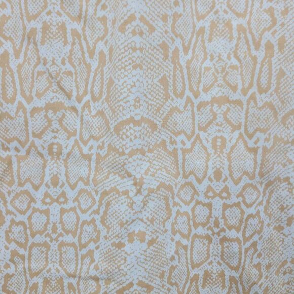 EP Pro Golf Skort 8 Beige Snake Print Skirt Short Lined Stretch Cotton Pockets - Picture 2 of 11